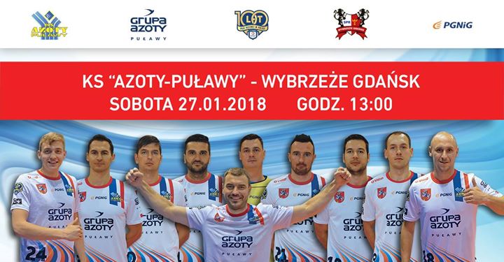 Dzisiaj o 13:00 w Hali Sportowej MOSiR KS AZOTY PUŁAWY podejmie Wybrzeże Gdańsk. Spotkanie…